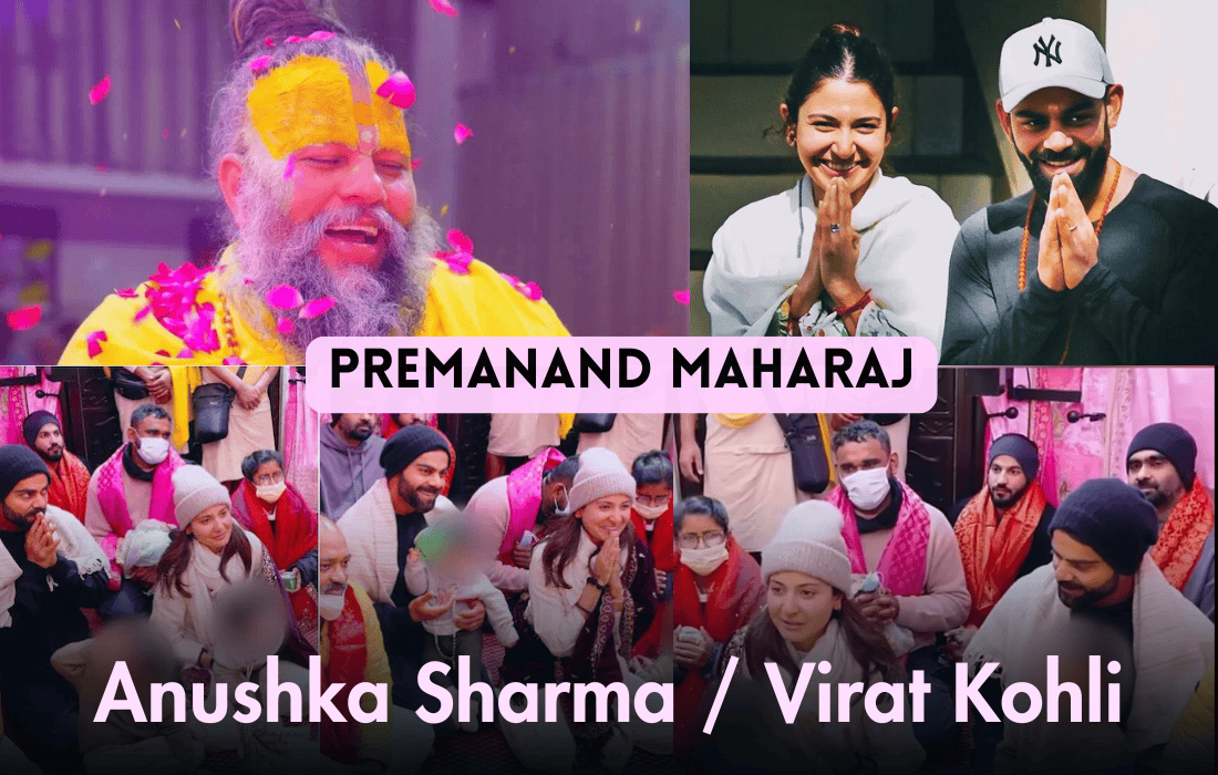 Anushka Sharma and Virat Kohli Meet Premanand Maharaj