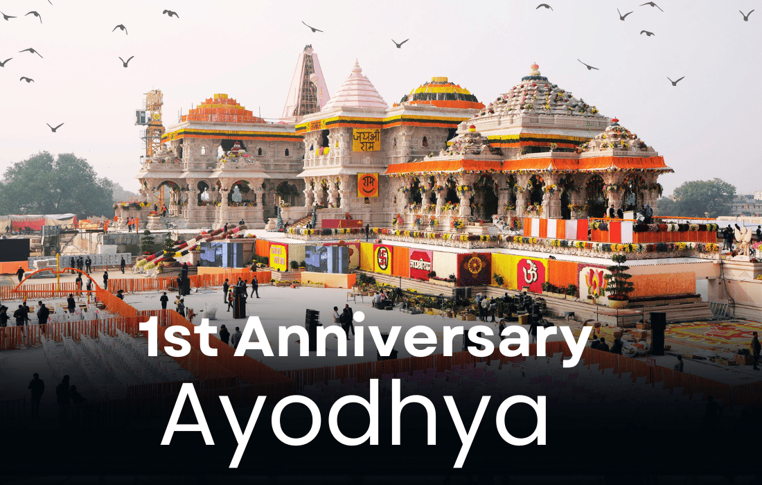 Ayodhya 1st Anniversary Celebrations of Ram Mandir Pran Pratishtha