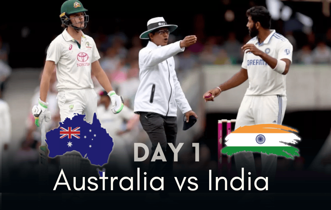India vs Australia: Day 1 of the 5th Test Sees Aussies on Top