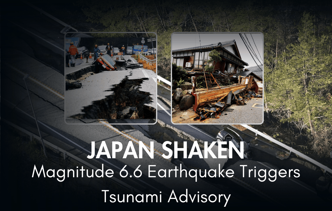 Japan Shaken Magnitude 6.6 Earthquake Triggers Tsunami Advisory